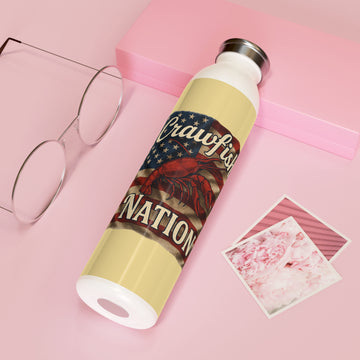 Crawfish Nation Slim Water Bottle