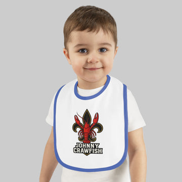 Crawfish-Themed Baby Bib