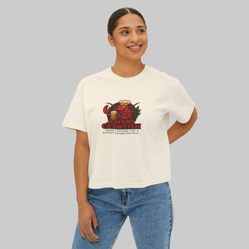 Crawfish Festival Women's Boxy Tee – Casual Summer Shirt for Seafood Lovers