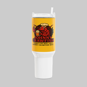 Johnny Crawfish 40oz Tumbler – Perfect for Seafood Lovers, Summer BBQ